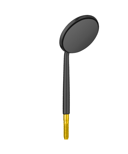 Mirror mouth metallic tops