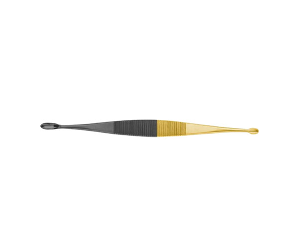 Double Ended Bone Scoop (Gold & Black Coated) starndart size